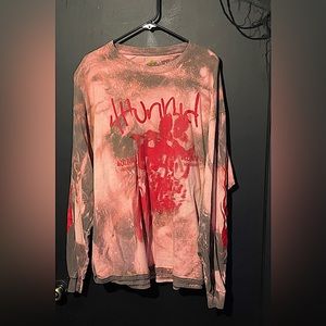 Zumiez brand long sleeve tee reversed tyedye